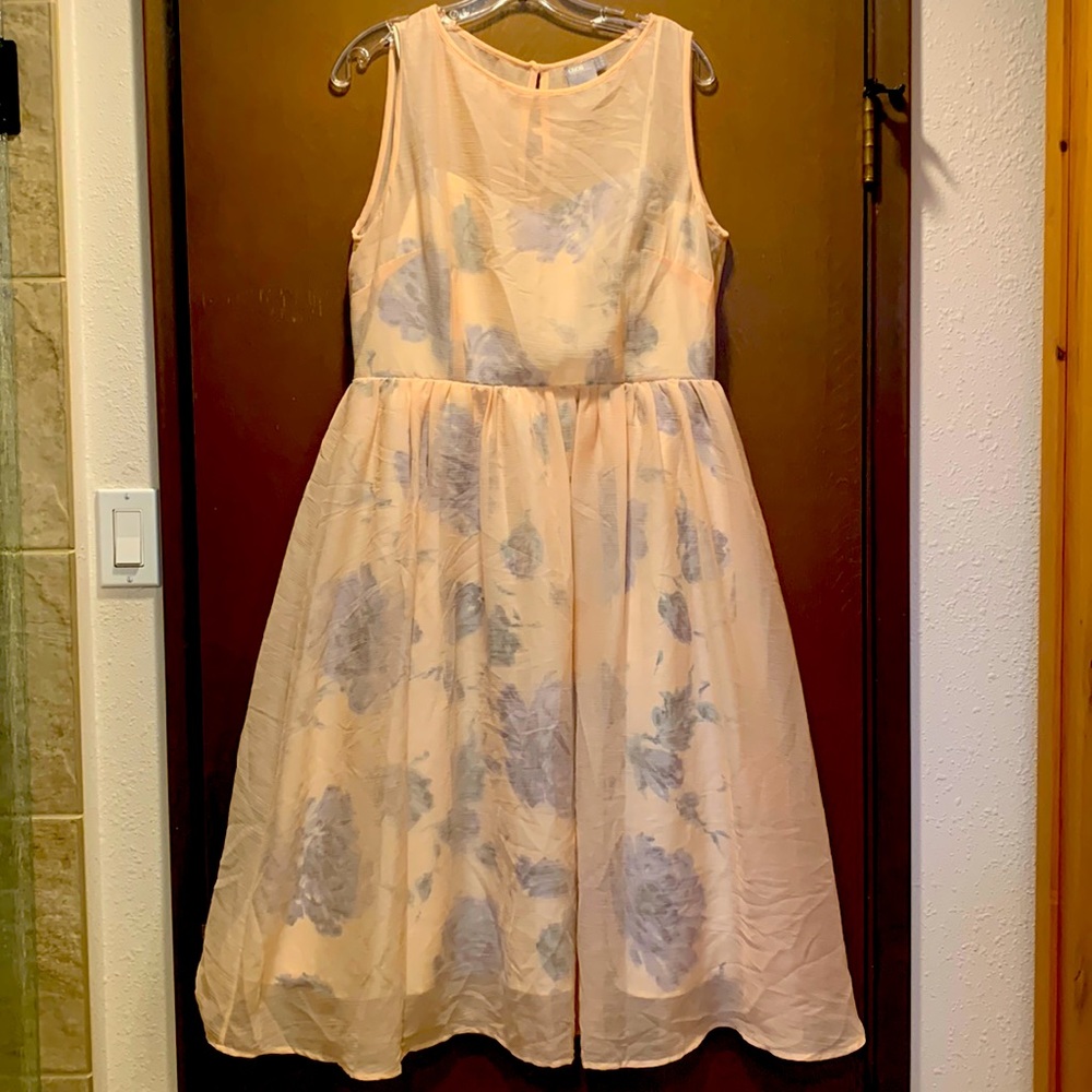 ASOS floral sleeveless dress